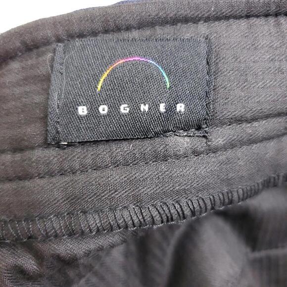 Bogner Pants Womens 10 Large Navy Stirrup Ski Snow Wool Blend Zip Pocket - Picture 8 of 9